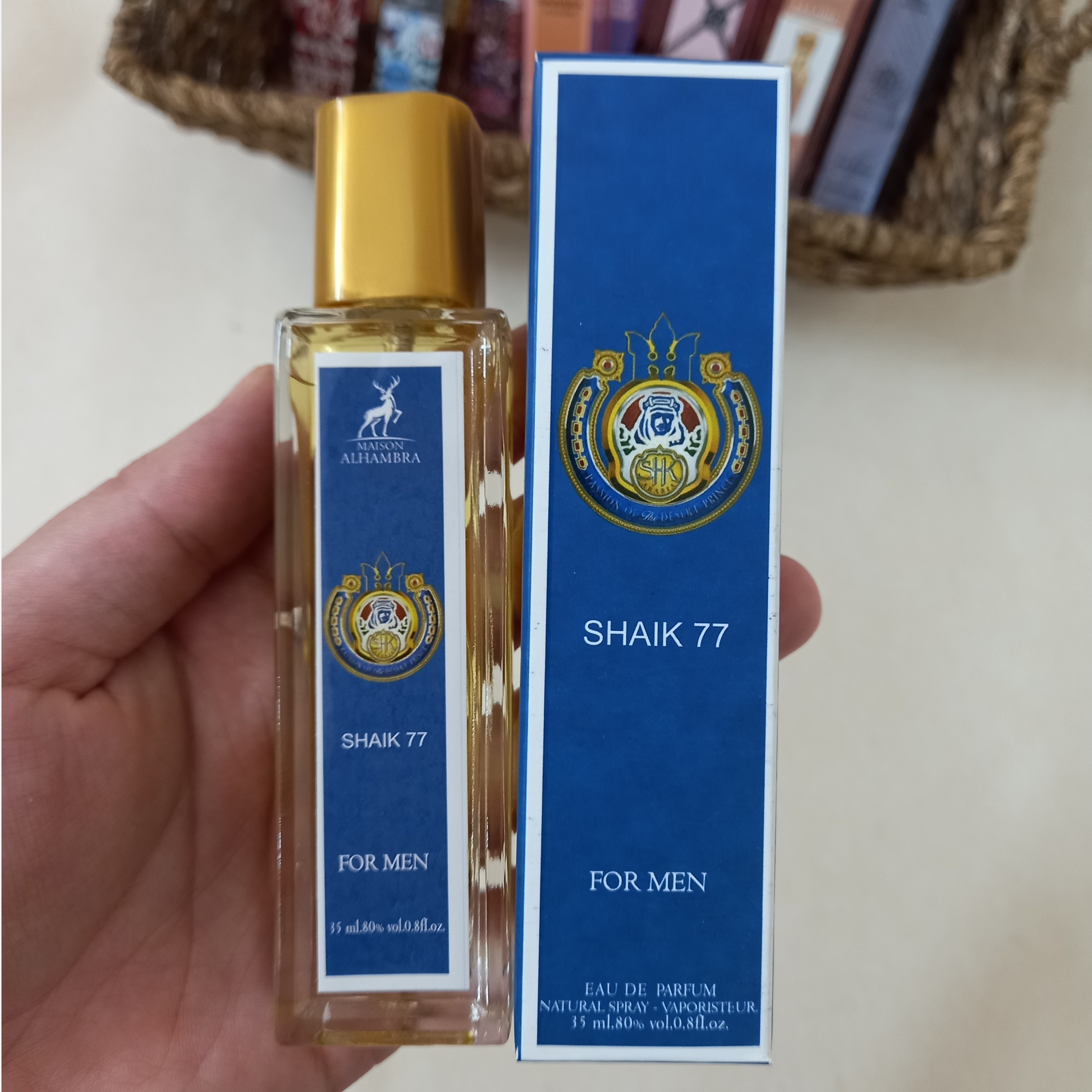 ادکلن شیخ 77 الحمبرا عطر شیخ77