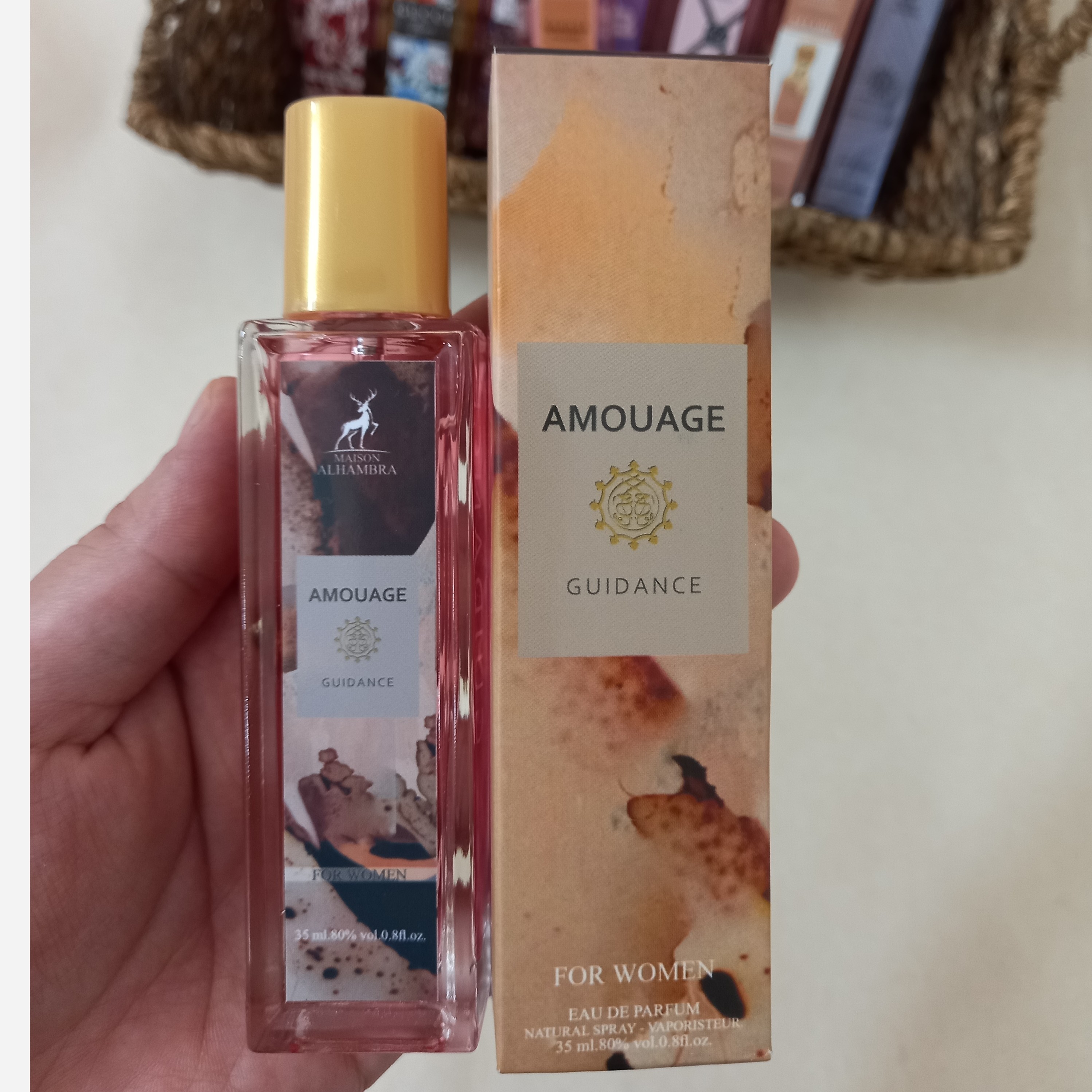 ادکلن امواج گایدنس 35 میل الحمبرا عطر امواج گایدنس