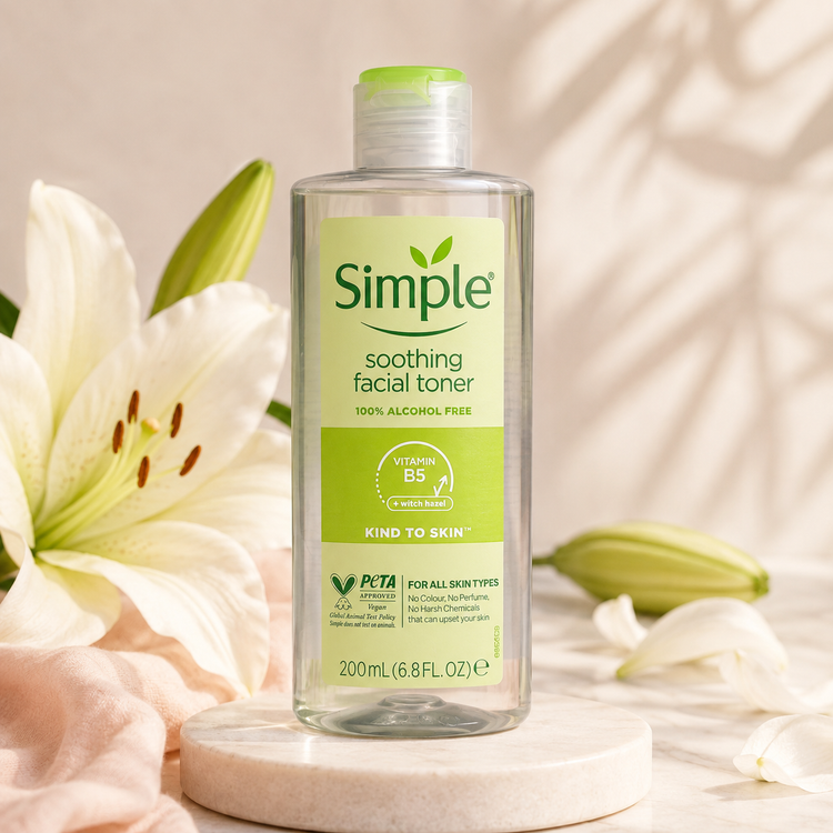 تونر سیمپل ۲۰۰ میل Soothing Facial Toner | تونر تسکیندهنده پوست